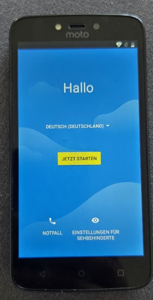 Motorola Moto C Smartphone, 1 GB RAM ,16 GB Android ,  black ,sehr wenig genutzt
