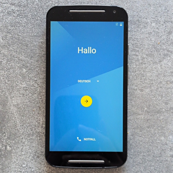 Motorola Moto G Smartphone Schwarz Android mit Zubehörpaket