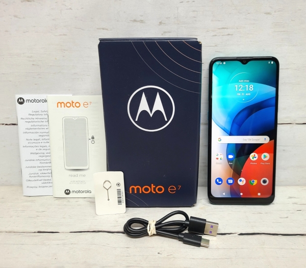 Motorola Moto E7 Smartphone 48MP Dual Kamera Tesco Mobile