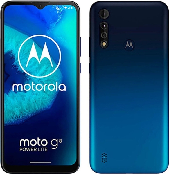 MOTOROLA G8 64GB 4GB Arctic Blue Blau 6,5 Zoll Android Smartphone