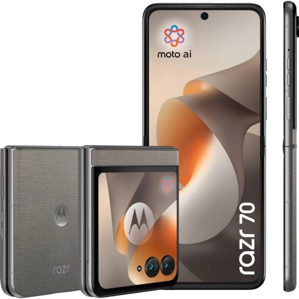 Motorola razr 70 256 GB Hematite Dual SIM Smartphone Handy Mobiltelefon