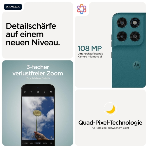 Motorola Moto G77 256 GB 5G Smartphone 17,3 cm (6.8 Zoll) Android 108 MP Dual