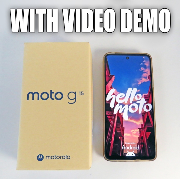 Motorola Moto G15 128GB entsperrt Smartphone Sunrise Orange 4GB + 128GB. Verpackt. I