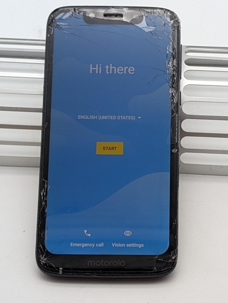 Motorola Moto G7 Play funktionstüchtig Display stark gebraucht  Smartphone #835