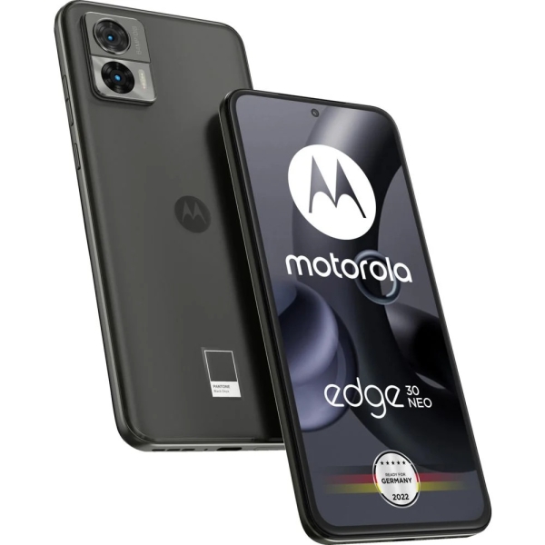 Motorola Edge 30 Neo 256 GB Onyx Black Dual SIM Smartphone Handy Mobiltelefon