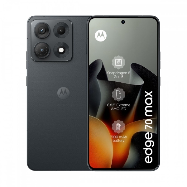 Motorola PBCU0004SE Edge 70 Max 5G Smartphone Dark Shadow
