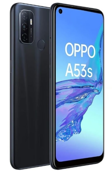 Oppo A53s 4G Smartphone 128G schwarz Dual SIM 6,5″ (entsperrt) BH gesprungen – C