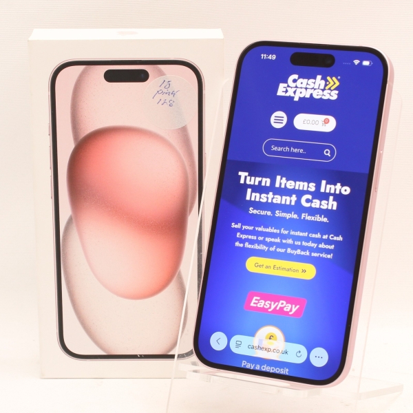 Apple iPhone 15 128GB 5G Smartphone – Pink – BH 83% (C+)