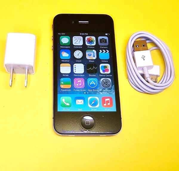 ⚡BELL & VIRGIN MOBILE ONLY⚡APPLE IPHONE 4 32GB A1332 3G 5MP BLACK IOS CELL PHONE
