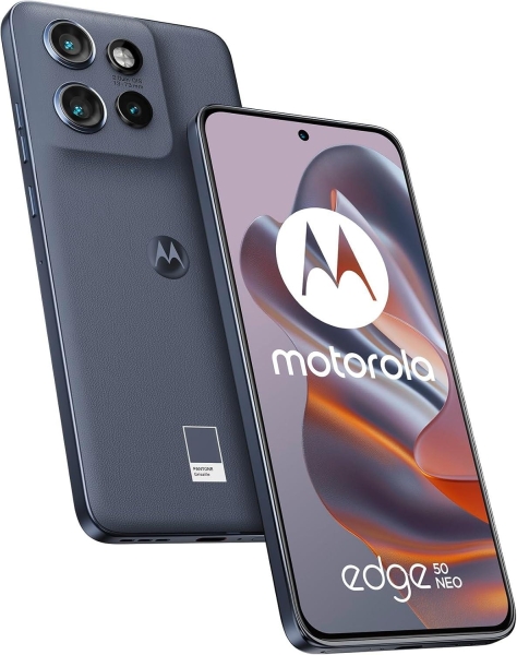 Motorola Edge 50 Neo 256GB entsperrt SIM 5G Grisaille Handy Smartphone RISSIG