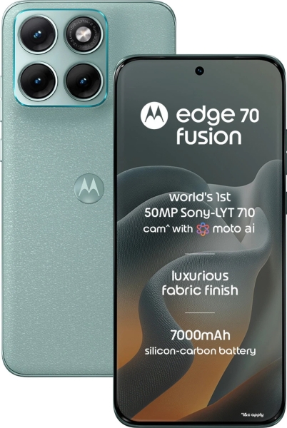 Motorola Edge 70 Fusion 5G 512GB Pantone Blue Surf 12GB RAM entsperrt Smartphone