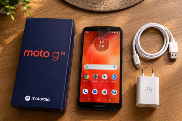 Motorola Moto G7 XT1962-3 64GB grau entsperrt Android Smartphone funktioniert