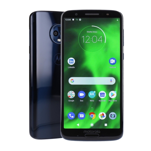 Motorola Moto G6 Plus Dual-Sim 64GB Deep Indigo Android Smartphone sehr gut