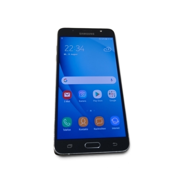 Samsung Galaxy J7 2016 SM-J710Fo – 16GB – Schwarz – Smartphone 5,5″ 13MP Kamera