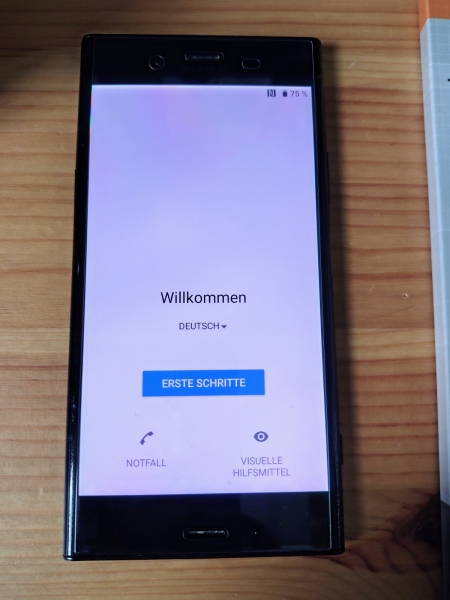 Sony Xperia XZ1 – 64GB – Schwarz (Ohne Simlock) Smartphone (Dual SIM)