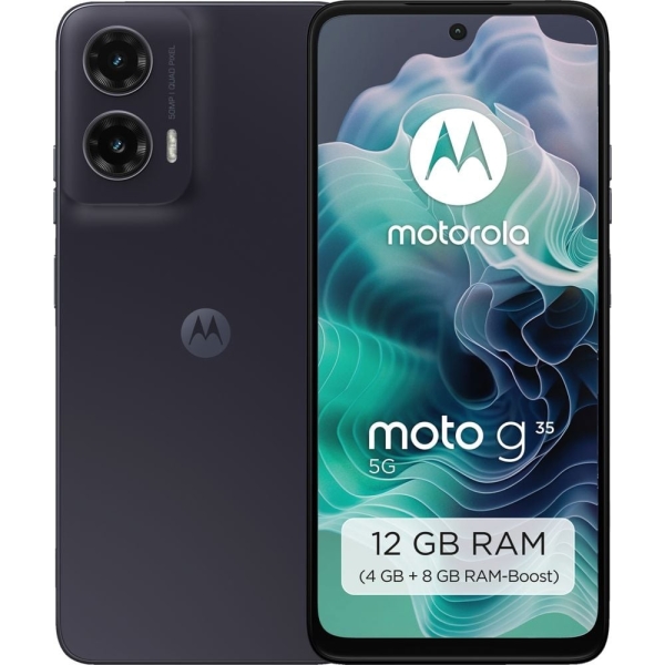 Motorola moto g35 5G 128 GB Midnight Black Dual SIM Smartphone Handy