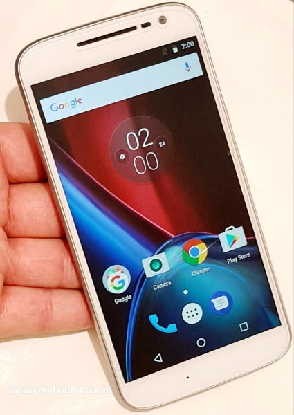 Motorola Moto G4 (entsperrt) 4G Smartphone einwandfreier Zustand mit Ladegerät