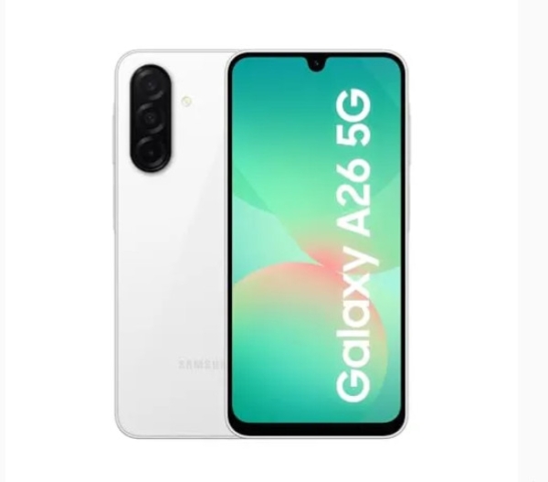 Samsung Galaxy A26 5G 6GB RAM 128GB Weiß Dual SIM Smartphone – NEU & OVP
