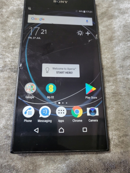 Sony Xperia L1 G3313 – 16GB – schwarz (EE) Smartphone (gesprungen)
