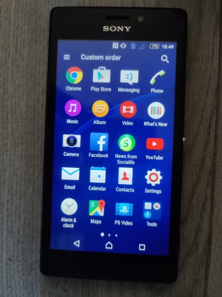 Sony Xperia D2303 Smartphone schwarz, 8GB,