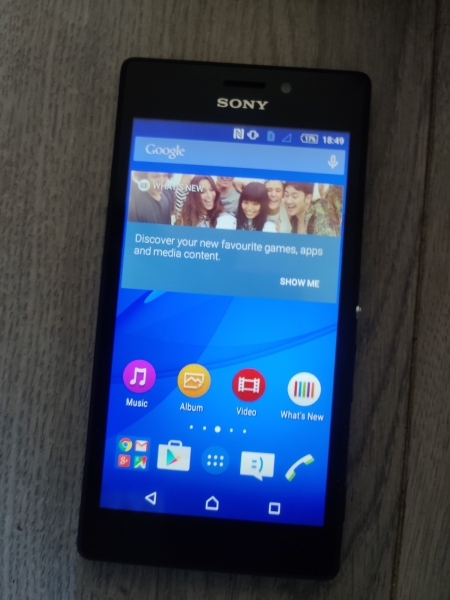 Sony Xperia D2303 Smartphone schwarz, 8GB,
