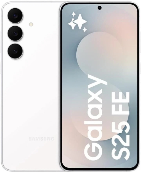 Samsung Galaxy S25 FE 5G Smartphone 256GB 8GB RAM 6,7″ Dual Sim entsperrt – Weiß