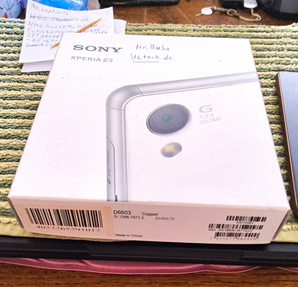 Sony Xperia Z3 Kupfer 128 GB Smartphone D6603 20,7 MP Kamera LTE