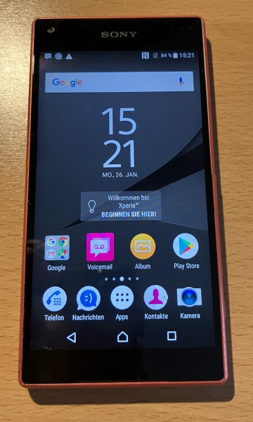 Sony Xperia Z5 Compact E5823 32GB, 23MP, 4,6″ Display, (ohne Simlock) Smartphone