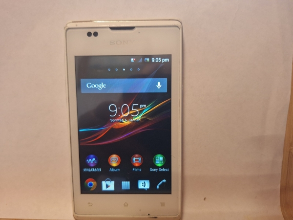 Handy Sony Xperia C1505 weiss (Ohne Simlock) Smartphone