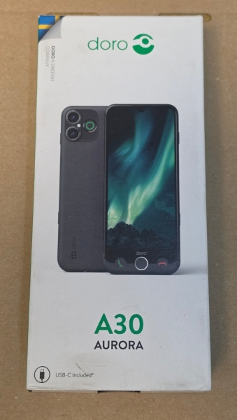 Doro Aurora A30 4G Smartphone für Senioren / 6,1″ Display / entsperrt 128GB