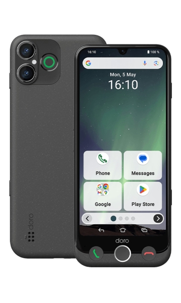 Doro Aurora A30 128GB 4G Graphite Dual SIM 6,1 Zoll Smartphone Secure Button