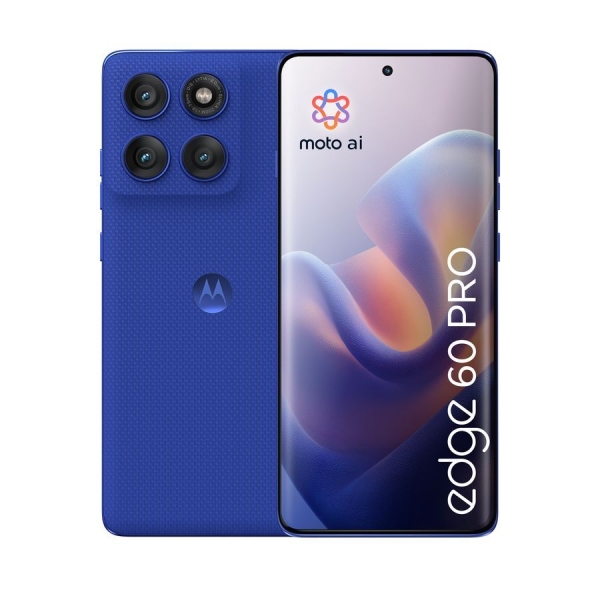 Motorola Edge 60 Pro 512GB Blau 6.67 Zoll Dual-SIM Android 15 5G Smartphone
