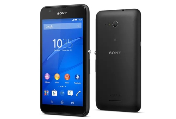 Smartphone Sony Xperia E4G E2003 Schwarz ohne Simlock | Kleine helle Flecken