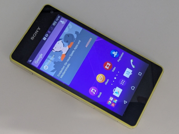 Sony Xperia Z1 Compact 16GB Yellow Gelb  Android Smartphone D5503