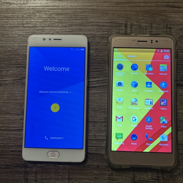 Nubia Nx551j Handy und ein weiteres chinesisches Smartphone