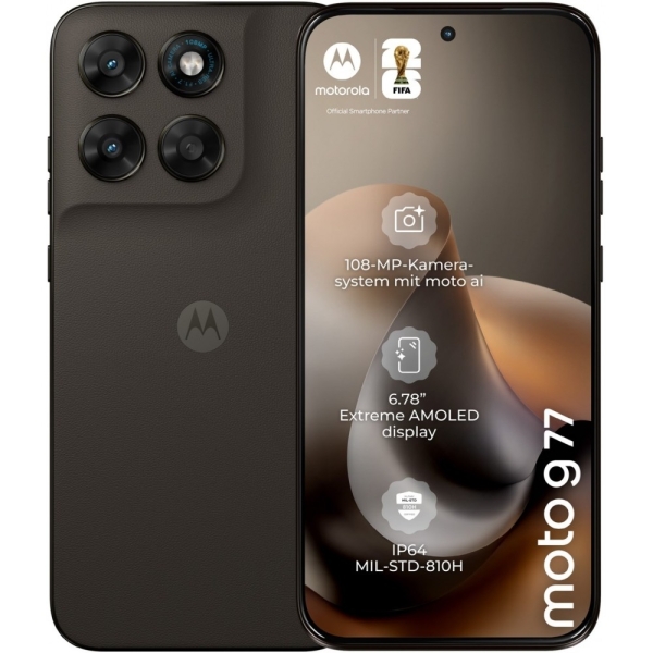 Motorola XT2621-4 Moto G77 5G/LTE Smartphone 256GB 8GB RAM PANTONE black olive