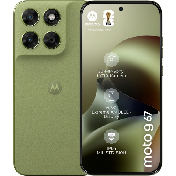 Motorola XT2621-2 Moto G67 5G Smartphone 128GB 4GB RAM PANTONE nile Dual-Kamera