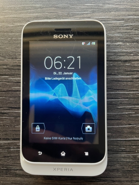 Sony Xperia Tipo ST21i Weiß Smartphone Handy Android gebraucht