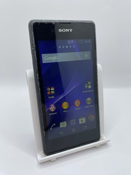 Sony Xperia E3 schwarz O2 Netzwerk 4GB 4,5″ 5MP Android Touchscreen Smartphone