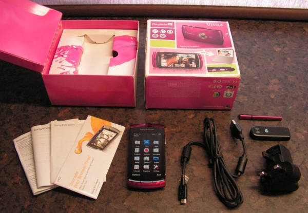 SONY ERICSSON VIVAZ U5I HANDY SMARTPHONE – Originalverpackt Komplett Funktioniert
