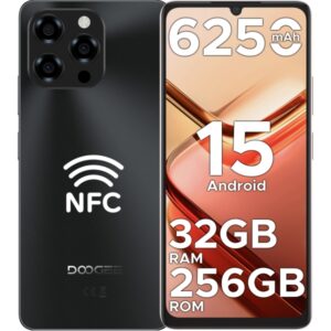 DOOGEE Note58Pro Handys Android 15 Smartphone 32GB+256GB 6250mAh