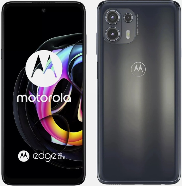 Motorola Edge 20 Lite (Dual-SIM) – 128 GB – Smartphone graphitfarben (entsperrt)