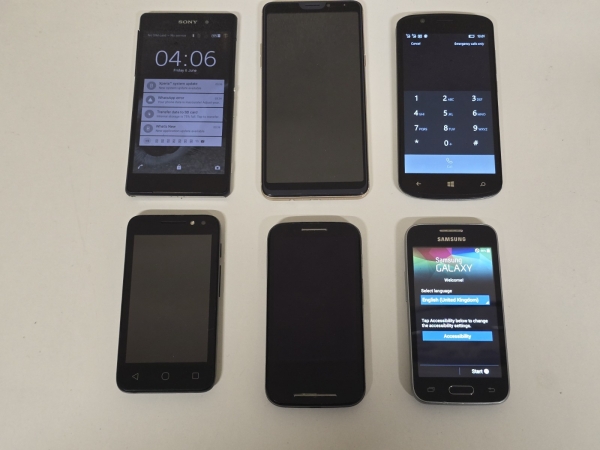 Samsung Sony Bush Motorola Alcatel Android Smartphone Restposten Defekt