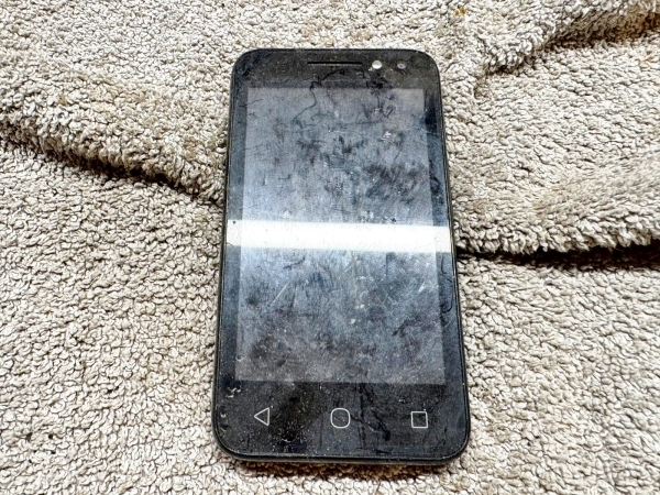 VINTAGE ALCATEL HANDY PIXI SCHWARZ SMARTPHONE ANDROID BASIC MOBILTEIL