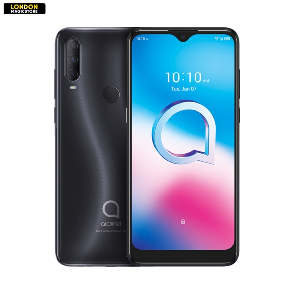 Alcatel 3L (2020) 64GB schwarz 4G Smartphone entsperrt – Sehr gut