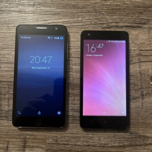 Redmi und Alcatel Handys X2 Smartphones sauber