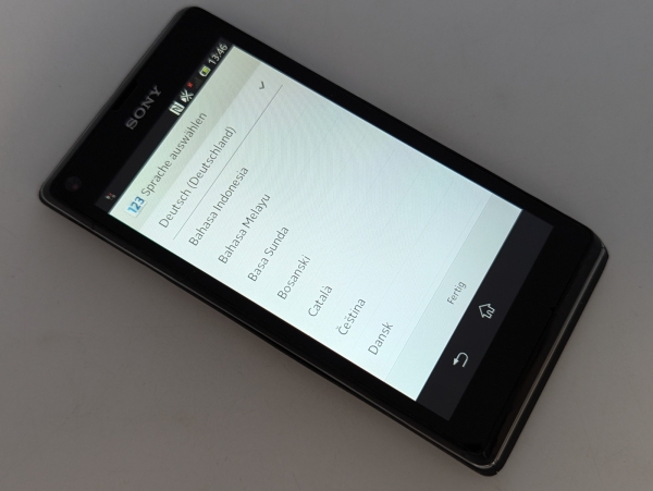 Sony Xperia L Schwarz 8GB Android Smartphone LTE 4G C2105 ✅