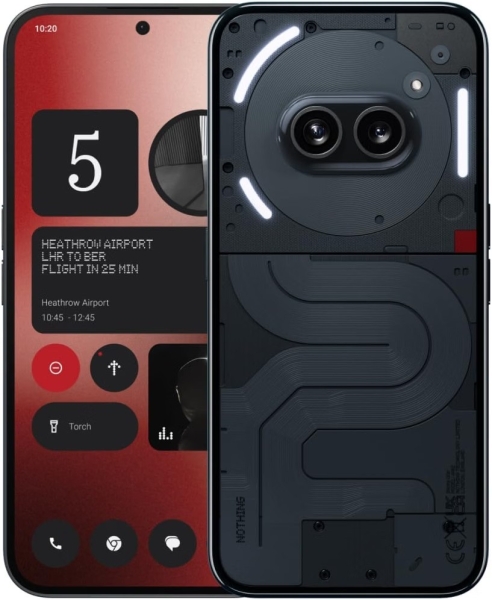 Nothing Phone 2a Android 5G (A142) Smartphone 256GB entsperrt Dual Sim schwarz