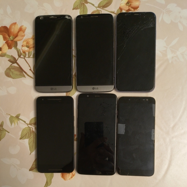 6 x Restposten Handy – Smartphone ungetestet