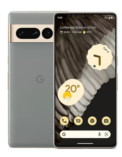 Google Pixel 7 Pro 128GB 5G entsperrt Smartphone Hazel – UK MODELL – GUT B+